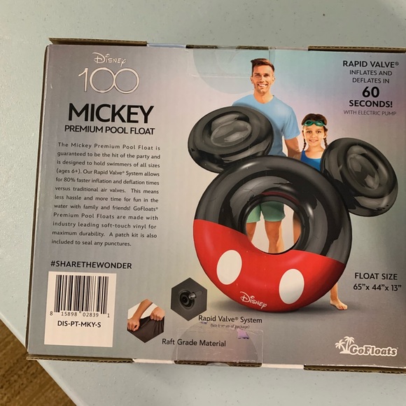 MICKEY MOUSE POOL FLOAT - Picture 2 of 3